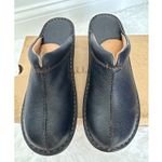 Born Mount II Black Leather Platform Clogs Size 9 Comfort Slip Photo 4