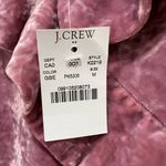 J.Crew  Pink Purple Crushed Velvet Ruffle Tank Top Size Medium New Photo 3