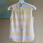 Rue 21 Size small loose fit Sheer striped sleeveless blouse white yellow Photo 2
