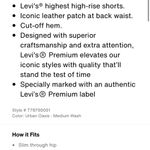 Levi's Levi’s Ribcage Shorts Photo 2