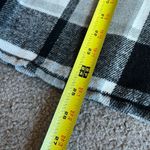 Women’s Grey Flannel Long Sleeve Western Plaid Button Down Shirt Medium Photo 12