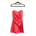 B Darlin Strapless Coral Formal Prom Mini Dress 9 Photo 1