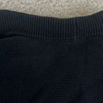 J. McLaughlin  Ribbed 3/4 Sleeve Cotton Cardigan in Black Women’s Size Small Photo 3