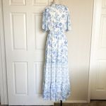 House of Harlow 1960 Floral Metallic Tiered Maxi Dress Photo 7