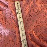 Anthopologie Corey Lynn Calter Womens Youghal Lace Cropped Pants Pink Floral 6 Photo 4