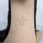 Kate Spade  NY Madelaine Black Suede Ankle Bootie Block Heel Women's 10.5 Photo 8