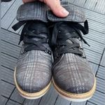 Adam Tucker  Ajay12 Women’s Plaid Wedge Booties Size 10 Photo 6