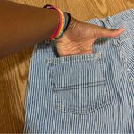 Northcrest Blue Striped Jean Shorts 10 Photo 9