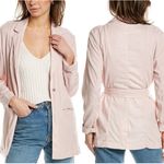 Splendid NWT  Pink Stella Linen Blend Blazer Large Photo 1