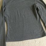 EXPRESS Vintage Gray Crewneck Long Sleeve Top -Sz Medium Photo 3