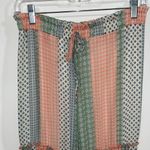 Wisteria Lane striped Wide Leg Pants Pink Size M Photo 1