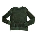 Juicy Couture ‎ Y2K Green Velour Sweatshirt Photo 4