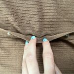 Gentle Fawn Brown Fitted Ribbed Sweater Photo 4