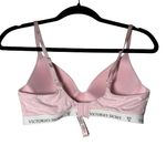 Victoria's Secret  T-Shirt Lightly Lined Wireless Cotton Blend Pink Bra Size 34B Photo 3