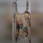 Gap  Women's Yellow Floral Tunic Tank Size 4 Photo 1