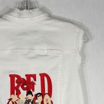 Kut From The Kloth Taylor Swift Denim Vest Custom Embroidered Red Small 1333 Photo 9