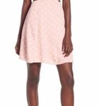 Size XS AFRM Rayanna Polka Dot Dress Misty Rose Pink Photo 0