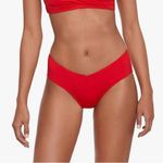 Ralph Lauren Lauren Beach Club Solid Mid-Rise V-Front Bikini Bottom Size 6, NWT Photo 0