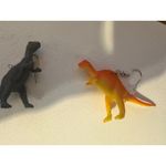Dinosaur Earrings, Tyrannosaurus Rex Dangle Drop Earrings, Novelty Jewelry‎ Black Photo 2