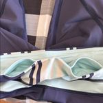 Lululemon Run A Marathon Crop II Cadet Blue / Groovy Stripe Size 6 Photo 7