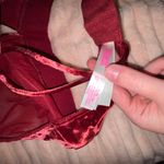 Aerie NWOT Maroon Velvet Bralette Photo 3