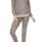 Honeydew super soft 2 piece pajama set leopard print nwt Brown Size 2X Photo 0