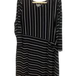 Habitat knit pullover dress back & white stripe XL Photo 0