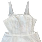 Hello Molly Womens Shirred Strappy Open Back Maxi Dress White Size Medium NWT Photo 4