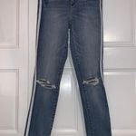 Garage Jeans Size 1. Adorable White Strip Down Style Photo 0