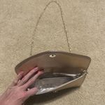 Marshalls Sequin Rose Gold Silver Clutch Photo 3