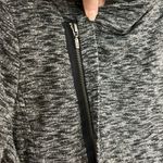 G.H. Bass &Co. G H Bass Women's Black and Gray Asymmetrical Zip Knit Jacket Sz M - L Photo 5