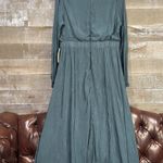 Bohme  green sleek pleated elegant midi maxi size XL Photo 7