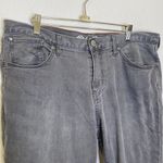 Eddie Bauer Boyfriend Relaxed Leg Flannel Lined Gray Jeans EUC Sz 12 Women’s Photo 1