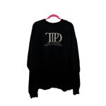 Taylor Swift  The Tortured Poets Department Black Crewneck Sweatshirt Size XL Photo 4