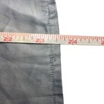 Metro7 Small Silver Metallic Y2K Tie Front Scoop Neck Short Sleeve Slink Blouse Photo 6