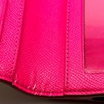 Coach brown leather signature Charlie C snap wallet pink interior A1532 … Photo 10