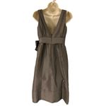 Jenny Yoo  Woman's Silk Gray Cocktail Formal Dress Size 4 Photo 3
