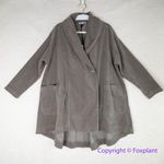 New! Amici by Baci Italy made Vintage Look Cotton swing style Overcoat, size M Brown Size M Photo 1