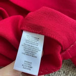 Chelsea 28 off the shoulder flutter sleeve red cocktail dress flawed sz 2P NWOT Photo 8