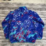 Patagonia Synchilla Snap-T Harvest Moon Blue Owl Fleece S Small Blue Pink Teal Photo 1