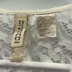 Divided  White Lace Overlay V Neck Long Sleeve Zip Side Lightweight Dress Size 12 Photo 10