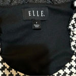 Elle NWOT - Classic Houndstooth Belted & Pocket Dress Sz 4 Photo 5