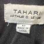 Tahari  ASL black tie side cropped jumpsuit with pockets size 12 Photo 5