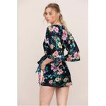 Yumi Kim 💕💕 Lotus Floral Romper ~ Wild Rose Black Photo 12