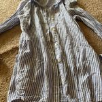 J. McLaughlin  purple and white striped top xs Photo 5