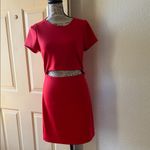 EXPRESS  Vibrant Red out stomach size 8 zipper on the back. Photo 6