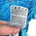 Nike Running Dri Fit Blue Patterned Short Sleeve Crew Neck Athletic T-Shirt Sz M Photo 5