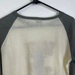 Saint Laurent  Shirt Medium Womens Multi Robot Graphic Raglan Crew Wool Blend Photo 9