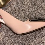 Coach  nude  Pink Slingback Heels with Gold Accent size 7/B Photo 13