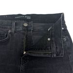 Veronica Beard Emma Mid-rise Skinny Jeans Washed Onyx Black Raw Hem stretch 29 Photo 4